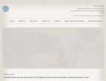 Tablet Screenshot of firstbaptist-greenfield.org